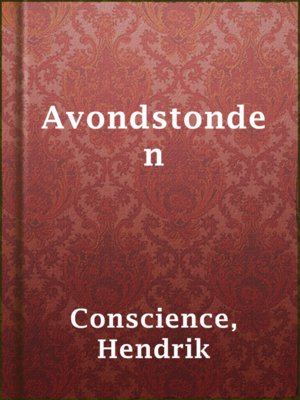cover image of Avondstonden